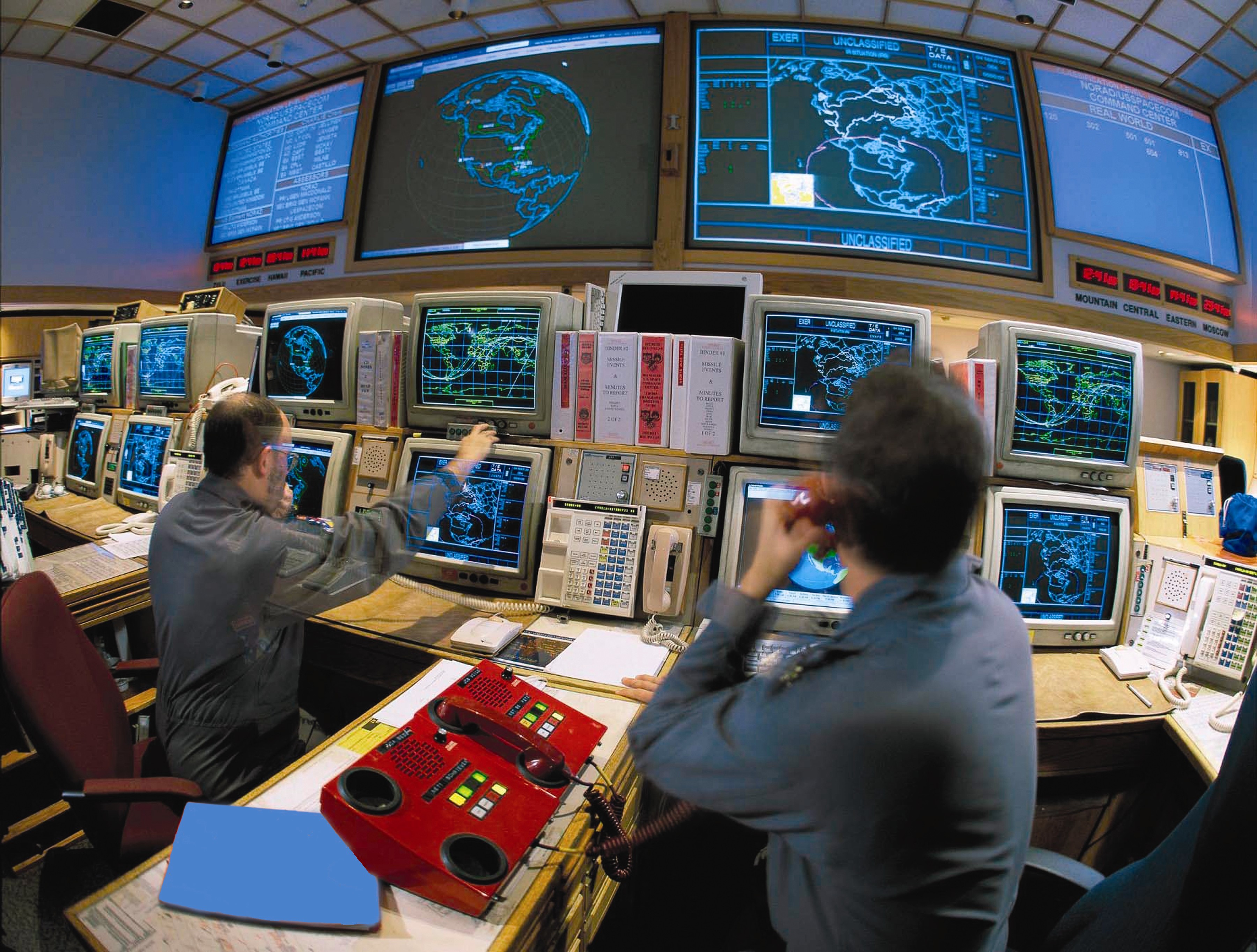 An image of the C2BMC control room.