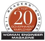 2011 Top 20 Government Employer Woman Engineer Magazine